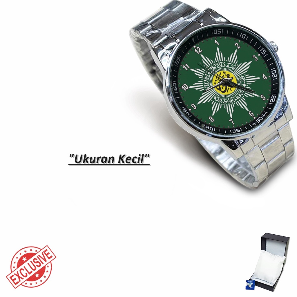 Jam Tangan Rantai Couple LOGO MUHAMMADIYAH - 3 (Mantul)