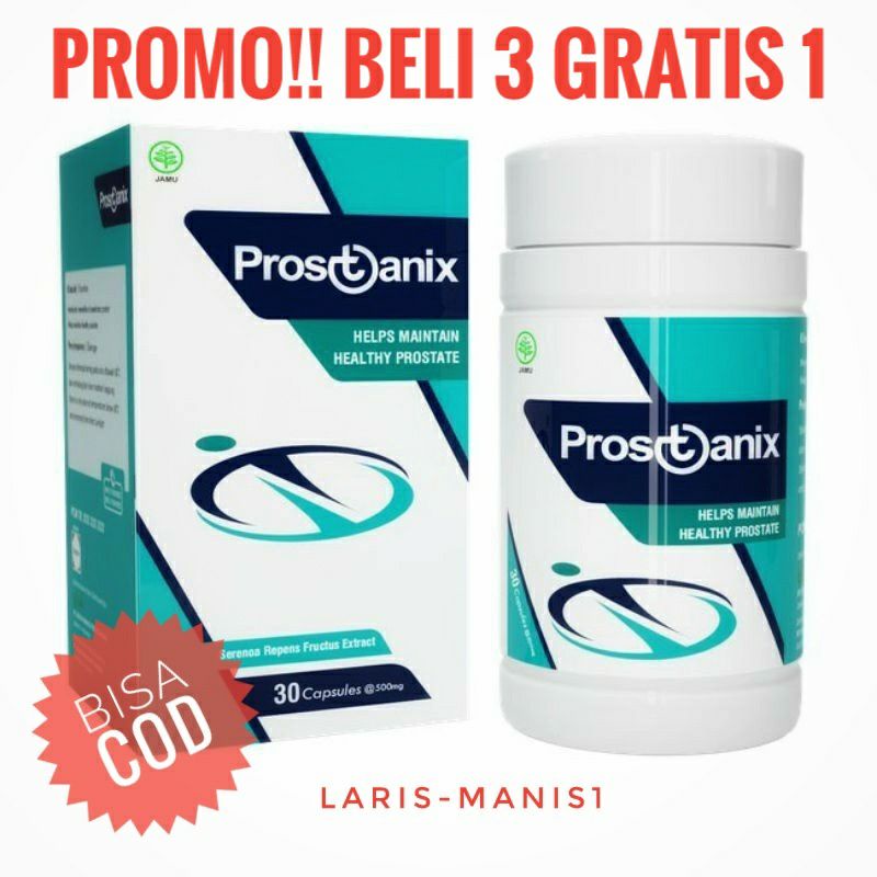 PROSTANIX ASLI ORIGINAL /OBAT HERBAL PROSTAT LEBIH KUAT LEBIH KERAS DAN TAHAN LAMA BPOM