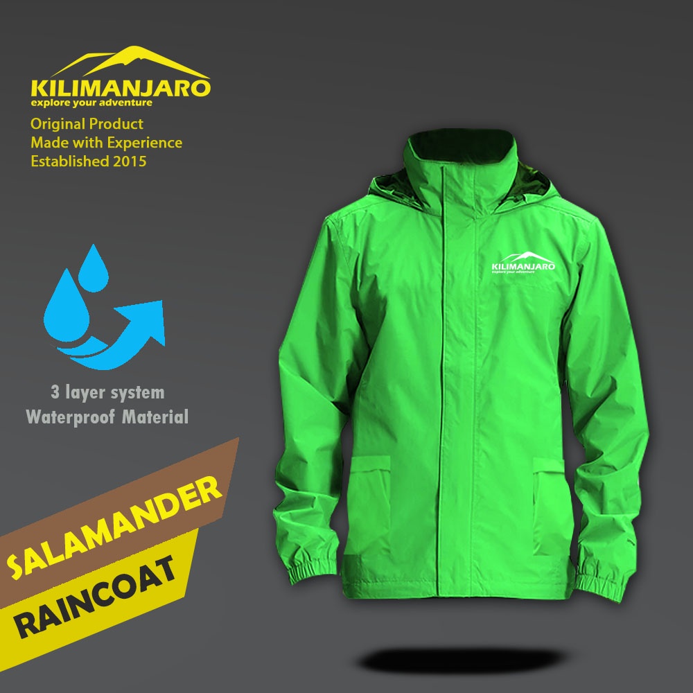 Raincoat Kilimanjaro Salamander Jas Hujan Kilimanjaro Salamander