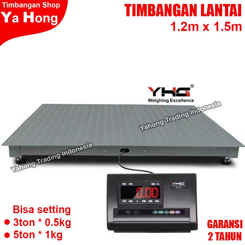 Timbangan Digital Lantai Hewan YHG 3ton 5ton 1.2m x 1.5m