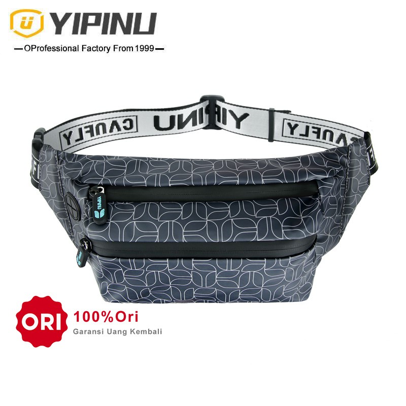 Tas Selempang Pria Wanita YIPINU YQM-T Waistbag Pria Waterproof