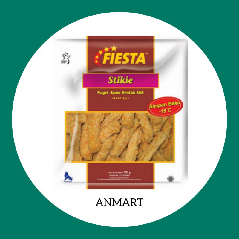 

ANMART | 500gr Stikie Nugget Fiesta | Frozen Food | Sayur Online