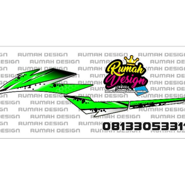Decal Striping GL Max Original Custom Green