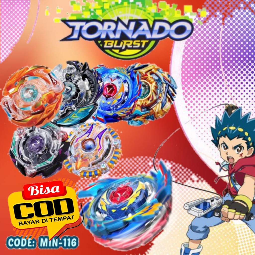 BEYBLADE GASING GANGSING TORNADO BURST