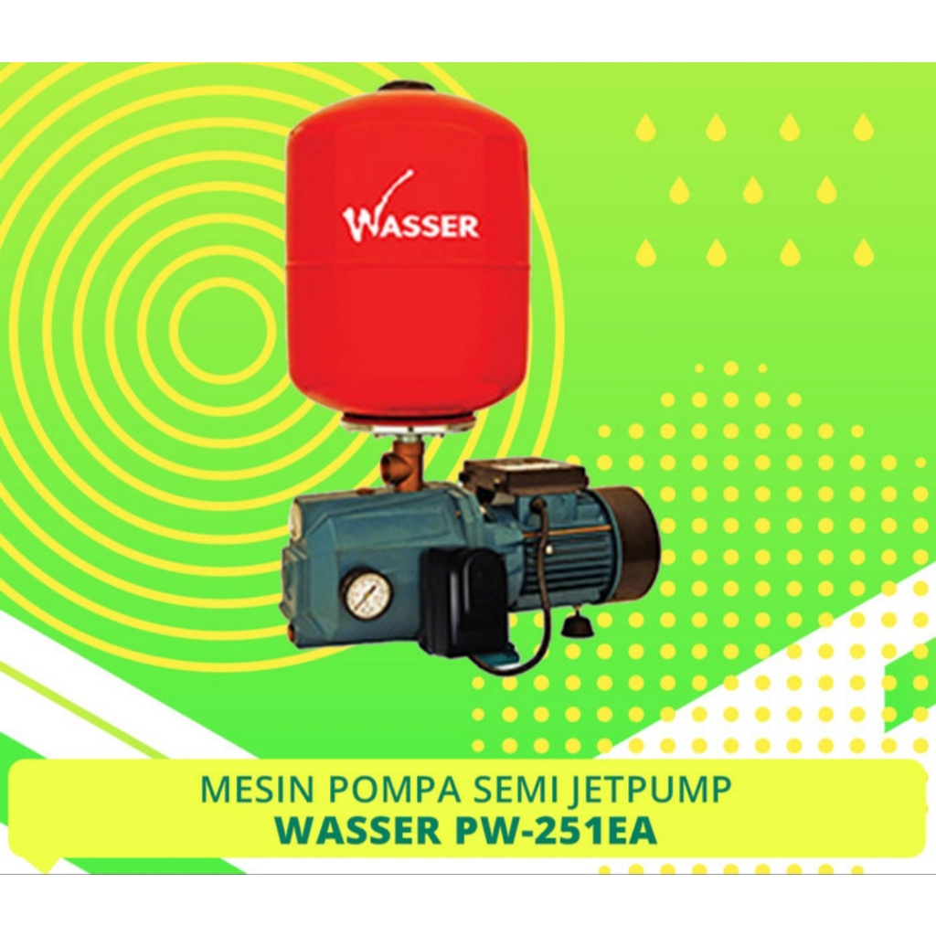 PW251EA WASSER POMPA AIR SEMI JET PUMP PW 251 EA PW-251EA