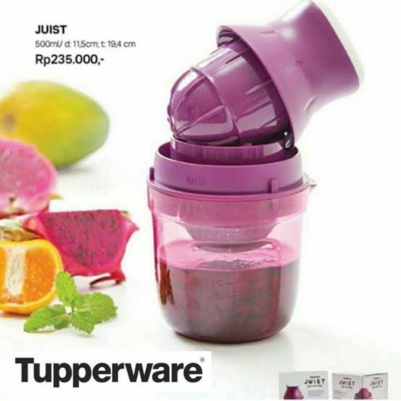 Tupperware Juist Juicer 500 ml - Purple / Alat Jus Buah Manual Blender