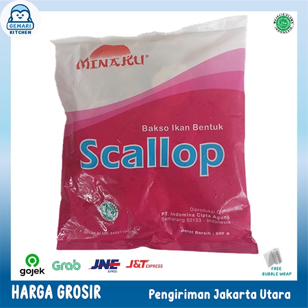 

MINAKU BAKSO IKAN SCALLOP 500 GRAM