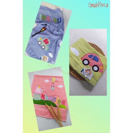 Handuk dengan Gambar & Nama Bordir bisa pesan dulu