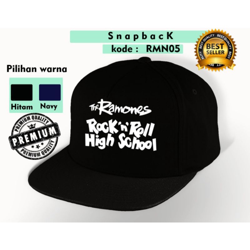 topi snapback caps ramones