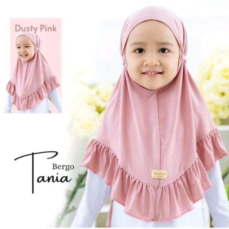 jilbab anak / tk bergo tania 3-6thn