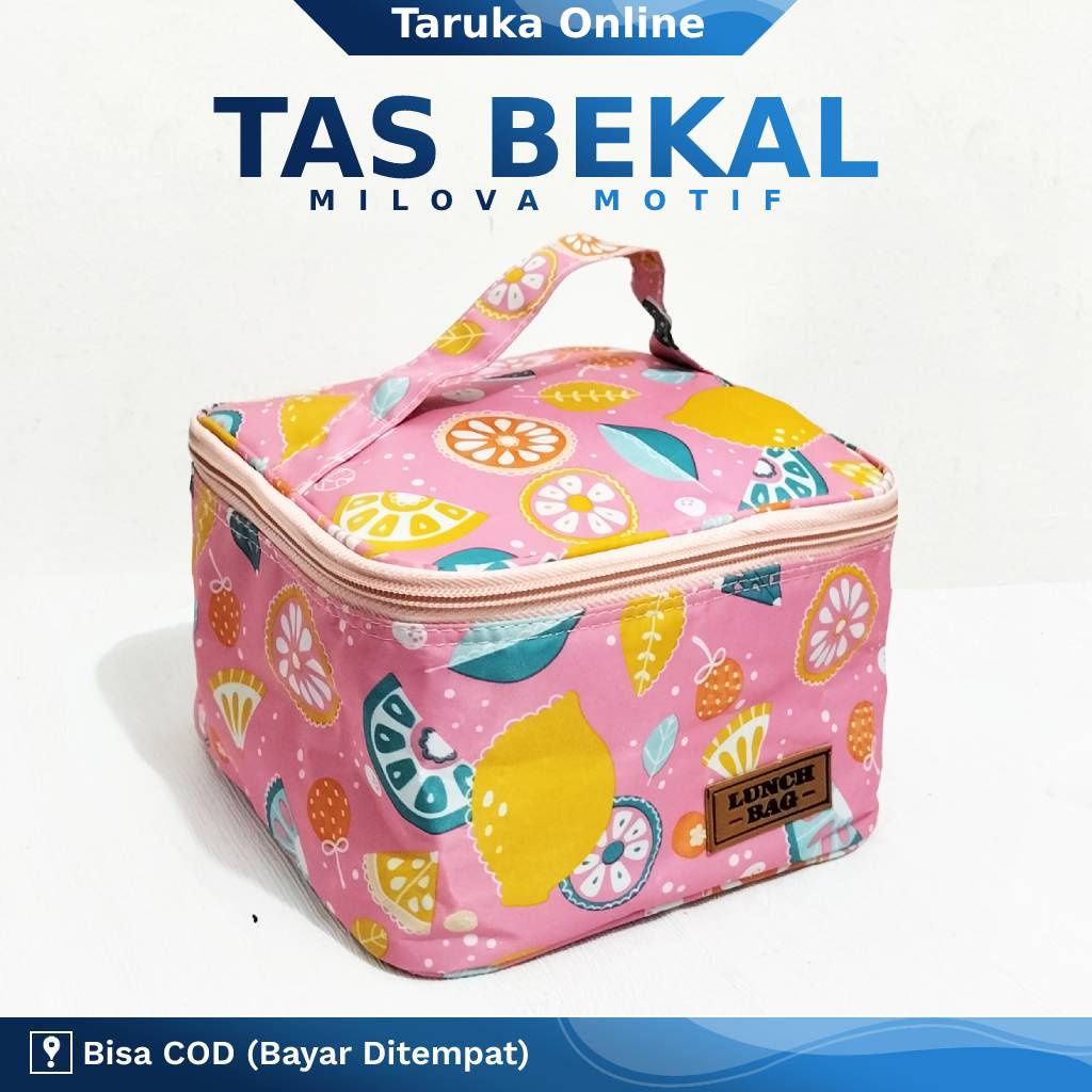 Tas Wadah Tempat Bekal Bekel Nasi Makanan Karakter Anak Sekolah