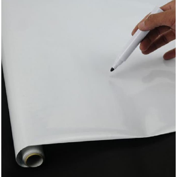 

DRY ERASE WHITE BOARD STICKER PAPAN TULIS SELF ADHESIVE WHITEBOARD TO KODE 004
