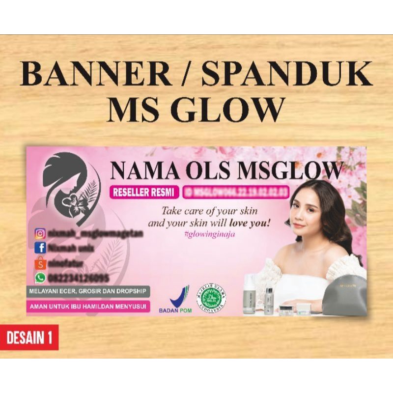 Harga Spanduk Ms Glow Terbaru Agustus 2021 Biggo Indonesia