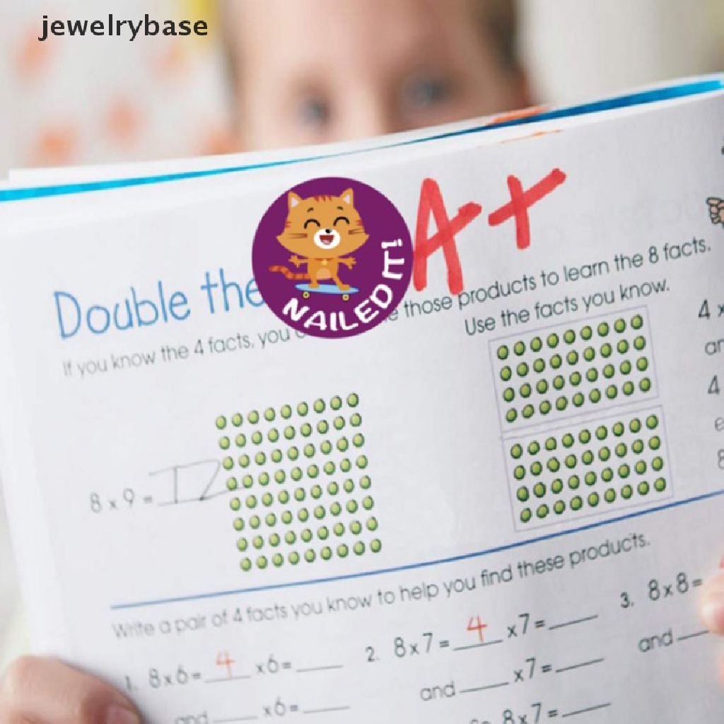 500pcs / set Stiker Motif Kartun Hewan Tahan Air Untuk Anak Laki-Laki Dan Perempuan