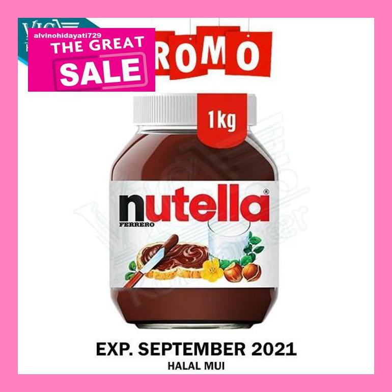 

Al04Nind Nutella 1 Kg Ed Juli 2021 Halal Mui Nc0001 Indvvl03