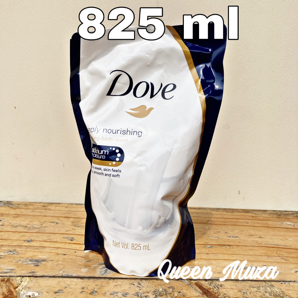 Dove Sabun Mandi Cair Refill 400ml dan 825ml Body Wash Deeply Nourishing