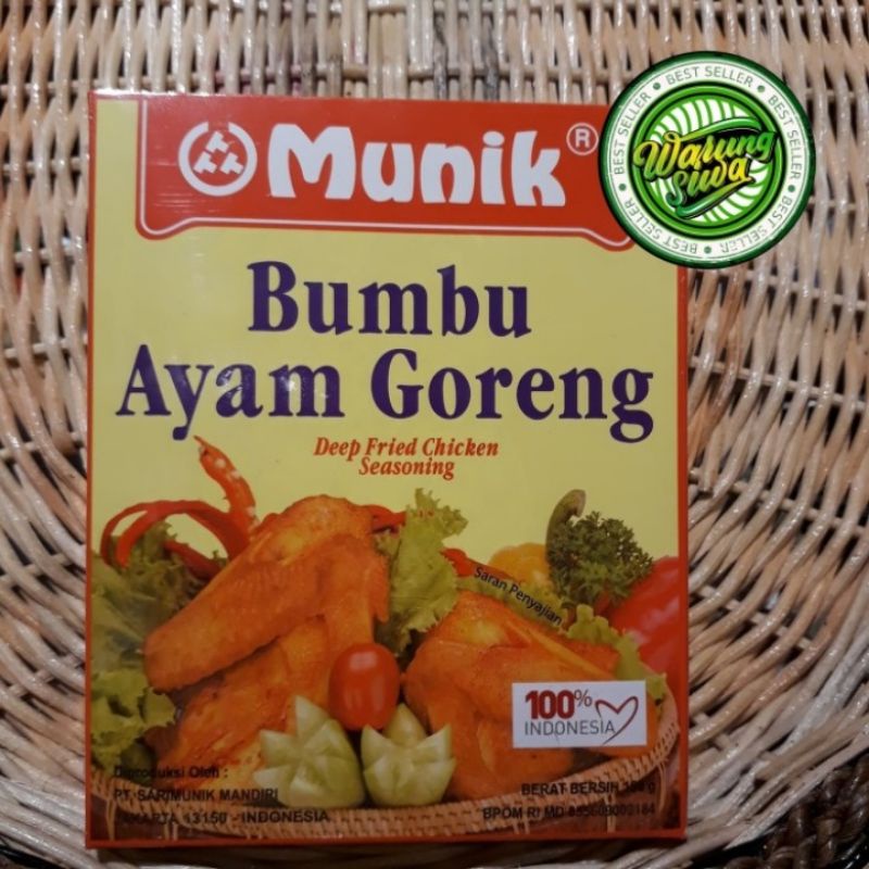 

Munik bumbu ayam goreng 180 gram box