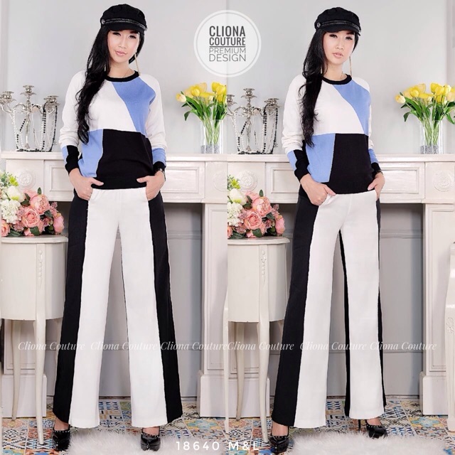 18640:MARCJAC*BS SET/setelan wanita/setelan kulot/setelan muslim/setelan hijaber/setelan kerja/set