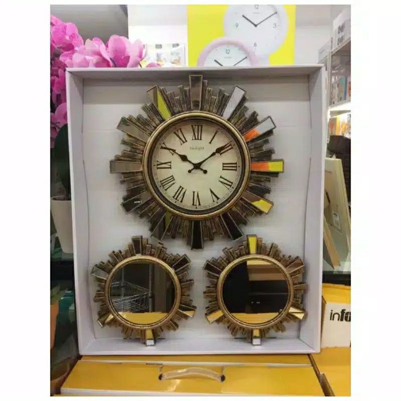Wall decoration informa jam dinding set of 3