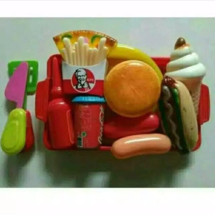 Mainan Kuliner Nusantara KS67 Junk Food mainan masak masakan mainan mc