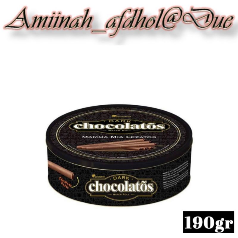 

Chocolatos Wafer Roll Dark Kemasan Kaleng [ 190gr ]