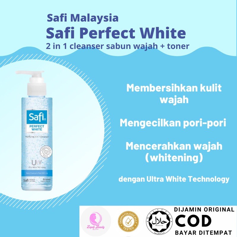 pencuci muka safi perfect white