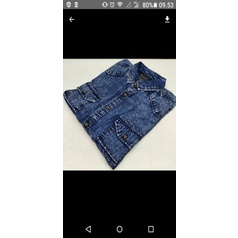 Jual Kemeja blue jeans  kemeja denim lengan panjang Original Brand bukan kemeja levis Diskon