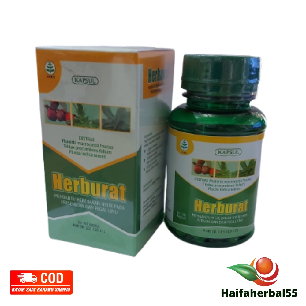 

Kapsul Songgo langit Herbal Asam Urat Herburat 60 kpsl