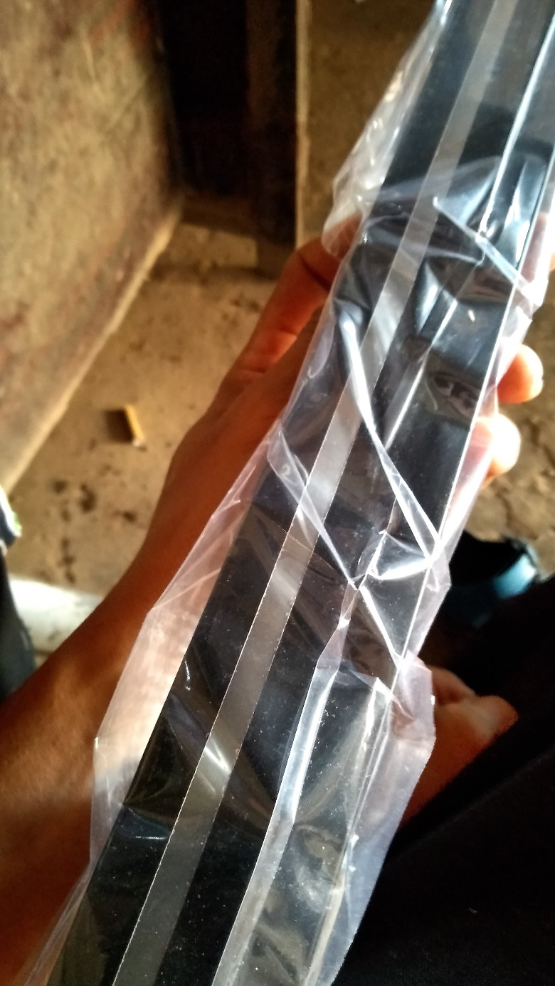 Handle Pintu Rumah Kotak Panjang 45 Cm Hitam Black Full Lis Tarikan Pintu Gagang Pintu Kunci Pintu