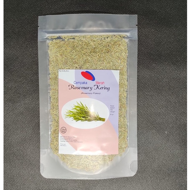 

Rosemary Kering 50gr Asli Turkey Bersih Pure 100% / Rosemary Flakes 50gr