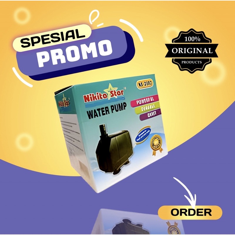 Pompa Air Aquarium Nikita Star Ns-3900 Ns 3900