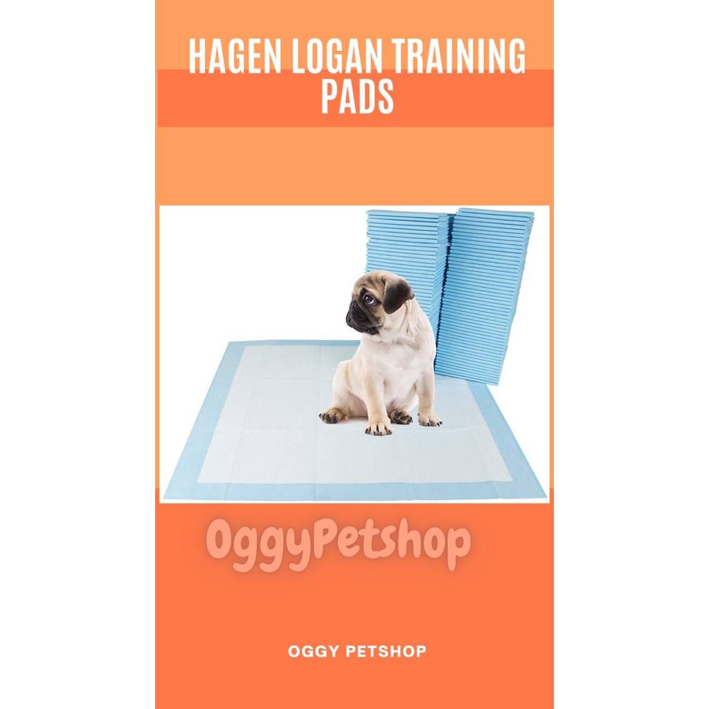 HAGEN LOGAN TRAINING PADS CAT &amp; DOG PER PACK Khusus Anjing Dan Kucing