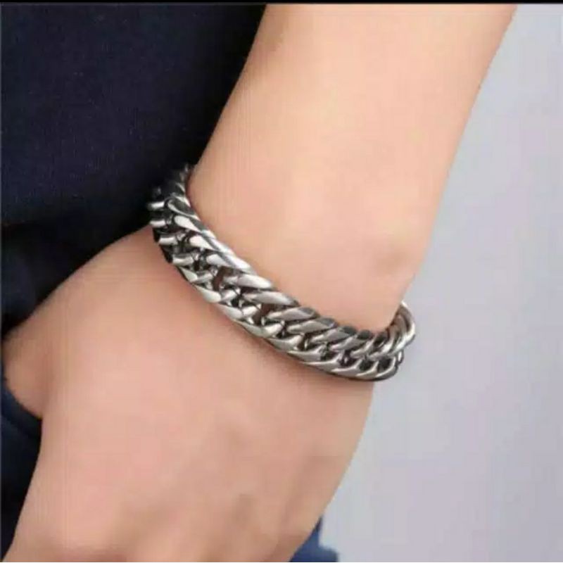 GELANG RANTAI PRIA GELANG RANTAI GELANG RANTAI MONEL GELANG PRIA KEREN