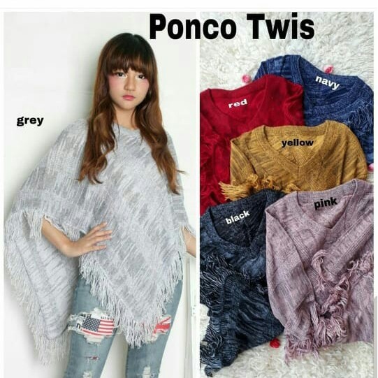 Pakaian wanita PONCHO TWIST