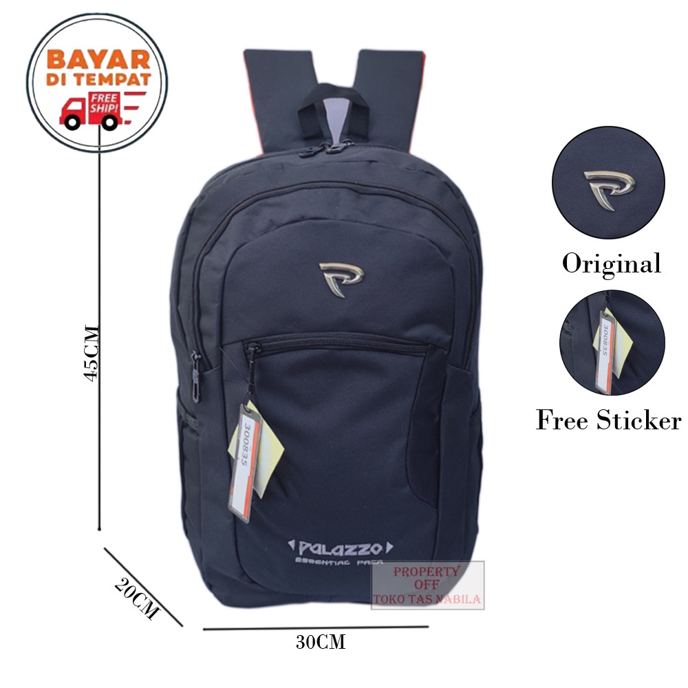 Palazzo Tas Ransel Laptop Tas Ransel Sekolah Tas Kerja 300835 Tas Ransel Fashion