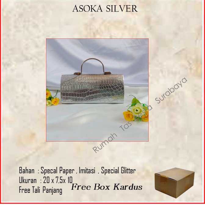 Tas Kondangan,Tas Gliter,Tas Cantik,ASOKA SILVER