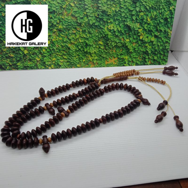 tasbih tijani kayu galih aseem super original D678