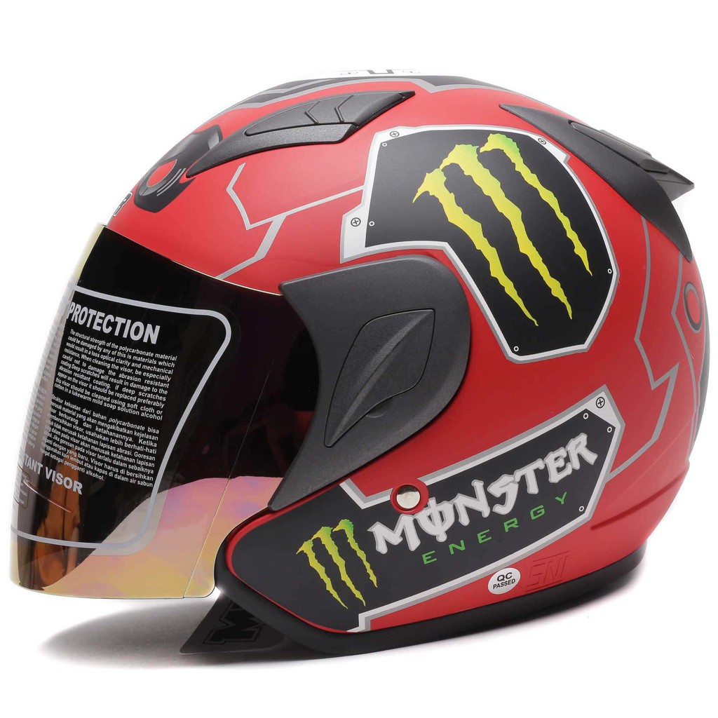 [Helm Dewasa] MSR Helmet Javelin - Monster - Merah Doff