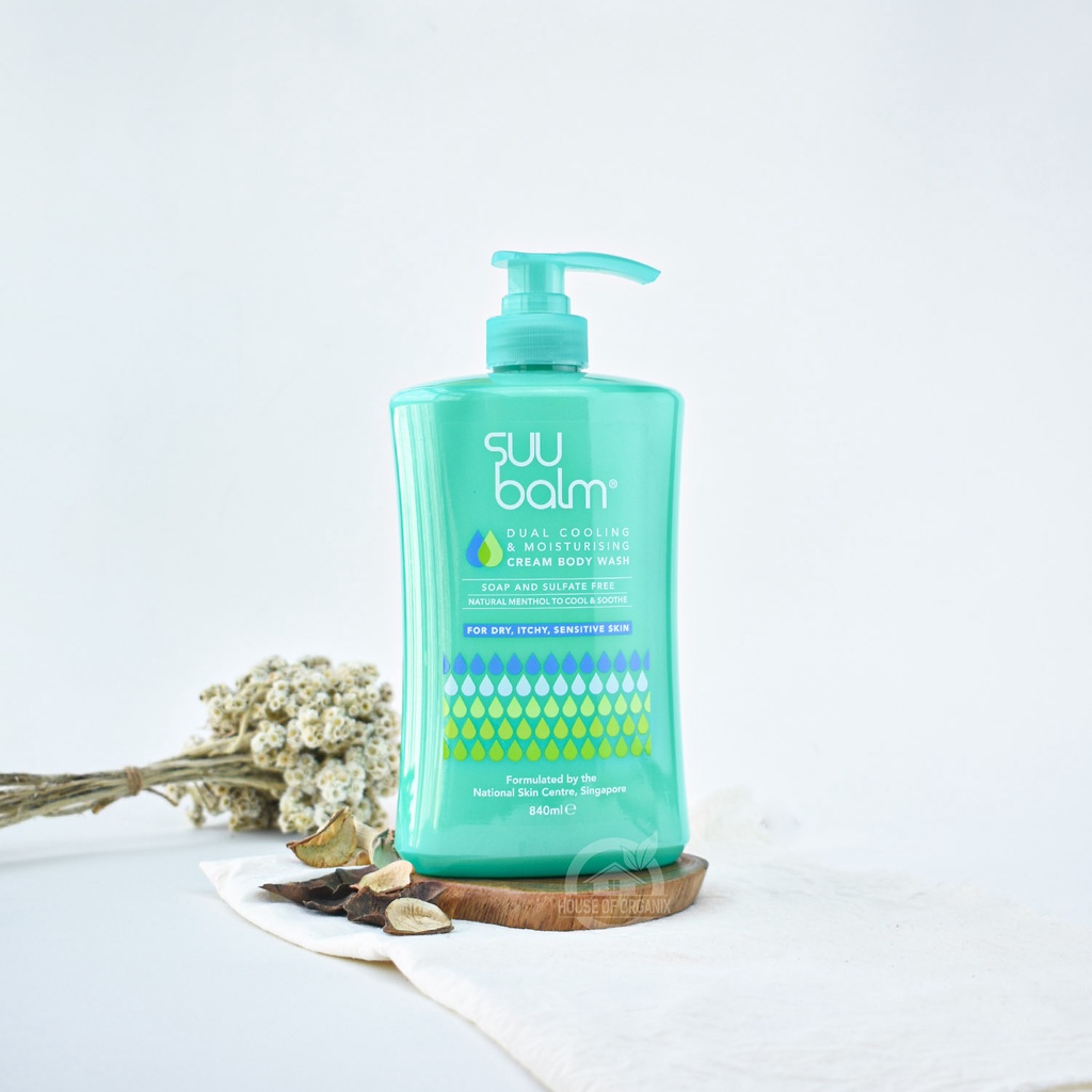 Suu Balm Body Wash Adult Dry Itchy Sensitive Problem Skin 840 Ml