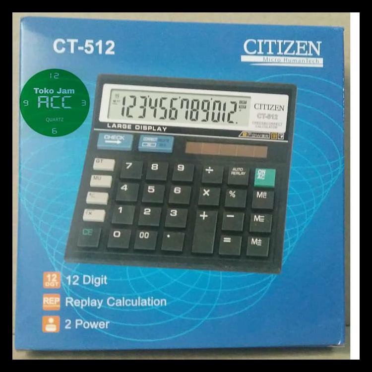 

Diskon Kalkulator Citizen Ct-512 Terjamin