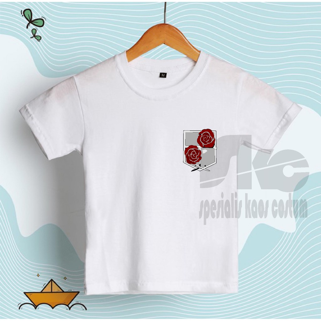 kaos anak TITAN POLICE PENJAGA ANIME ATTACK