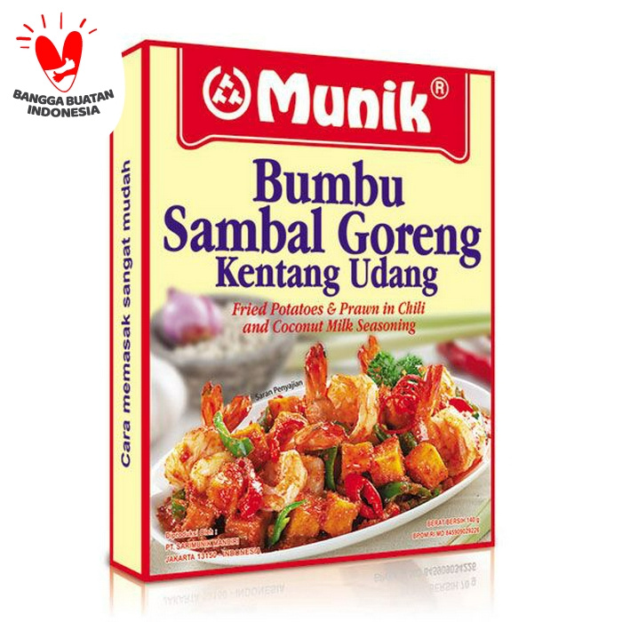 

Ready- Munik Bumbu Sambal Goreng Kentang Udang 140Gr