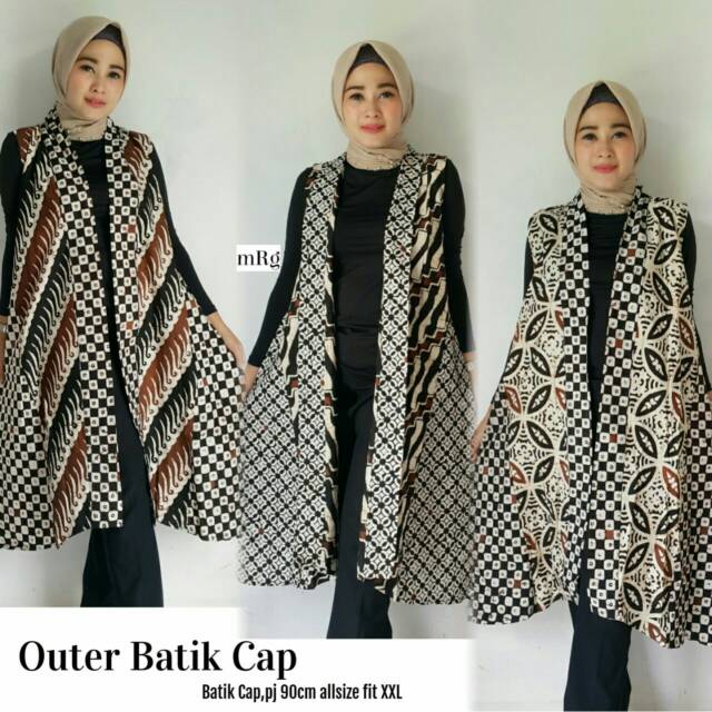 52 Koleksi Model Baju Batik Outer HD Terbaru