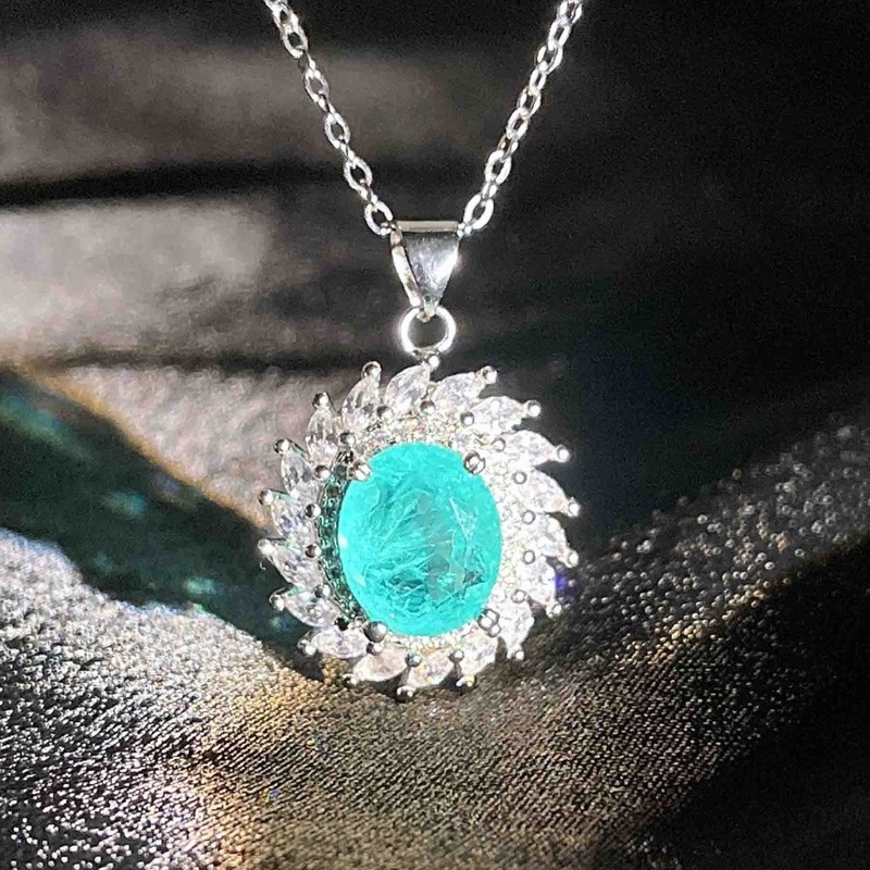 New Green Moissanite Luxury Necklace