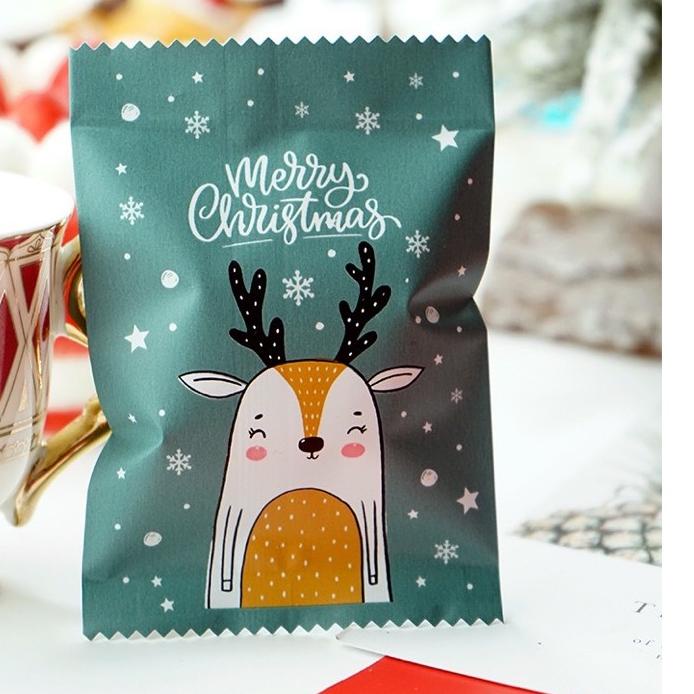 

Koleksi Terbaru ♚ 100pcs PLASTIK CHRISTMAS NATAL COOKIES PACKAGING 7x10`