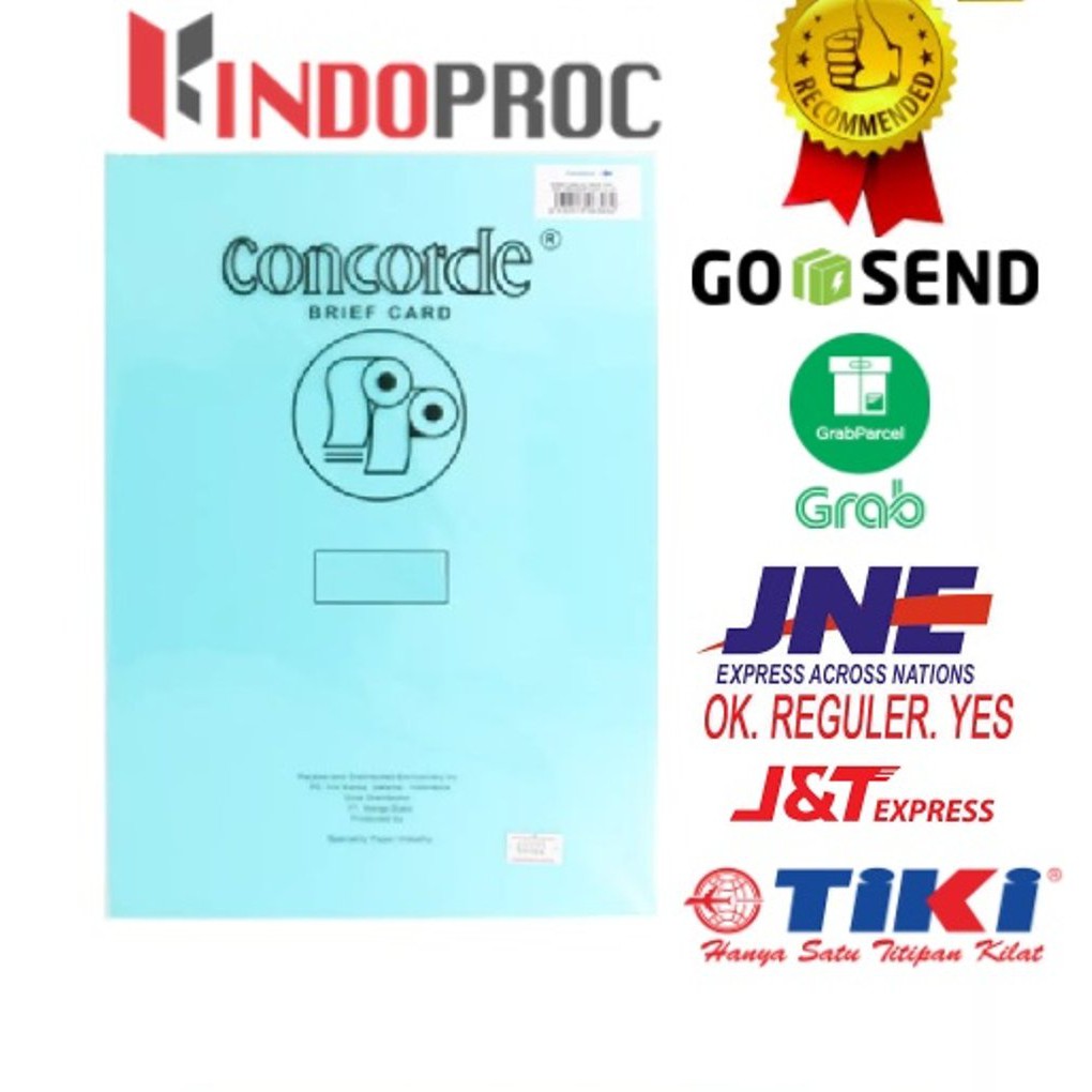 

Langsung Order Kertas Concorde F4 80532 220gr Biru 10 sheet Grosir Lebaran