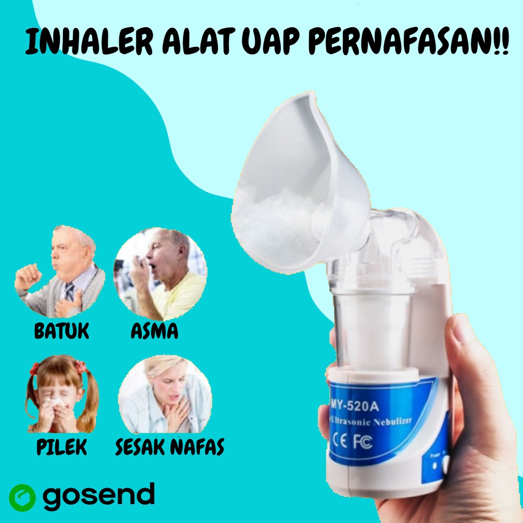 Jual Alat Mesin Inhalasi Uap Pernafasan Anak / Bayi / Lansia Asthma ...