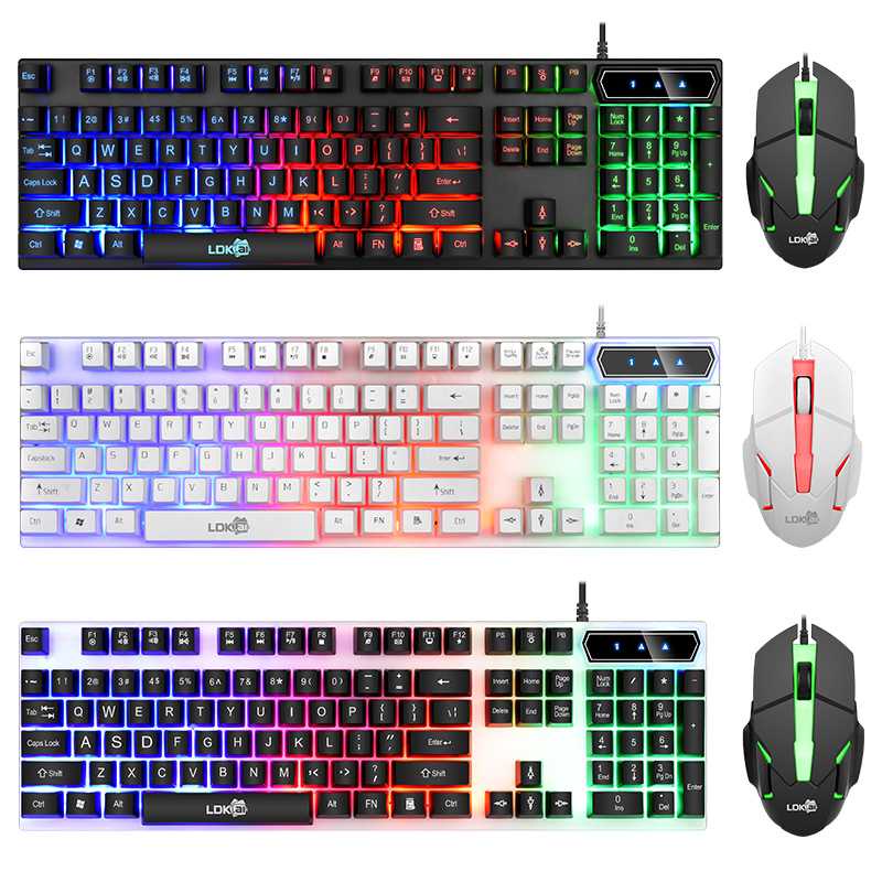 IDN TECH - LDKAI 832 Gaming Keyboard LED with Mouse