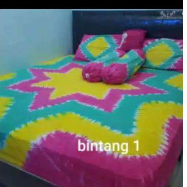 Sprei Khas Bali Motif Bintang 1