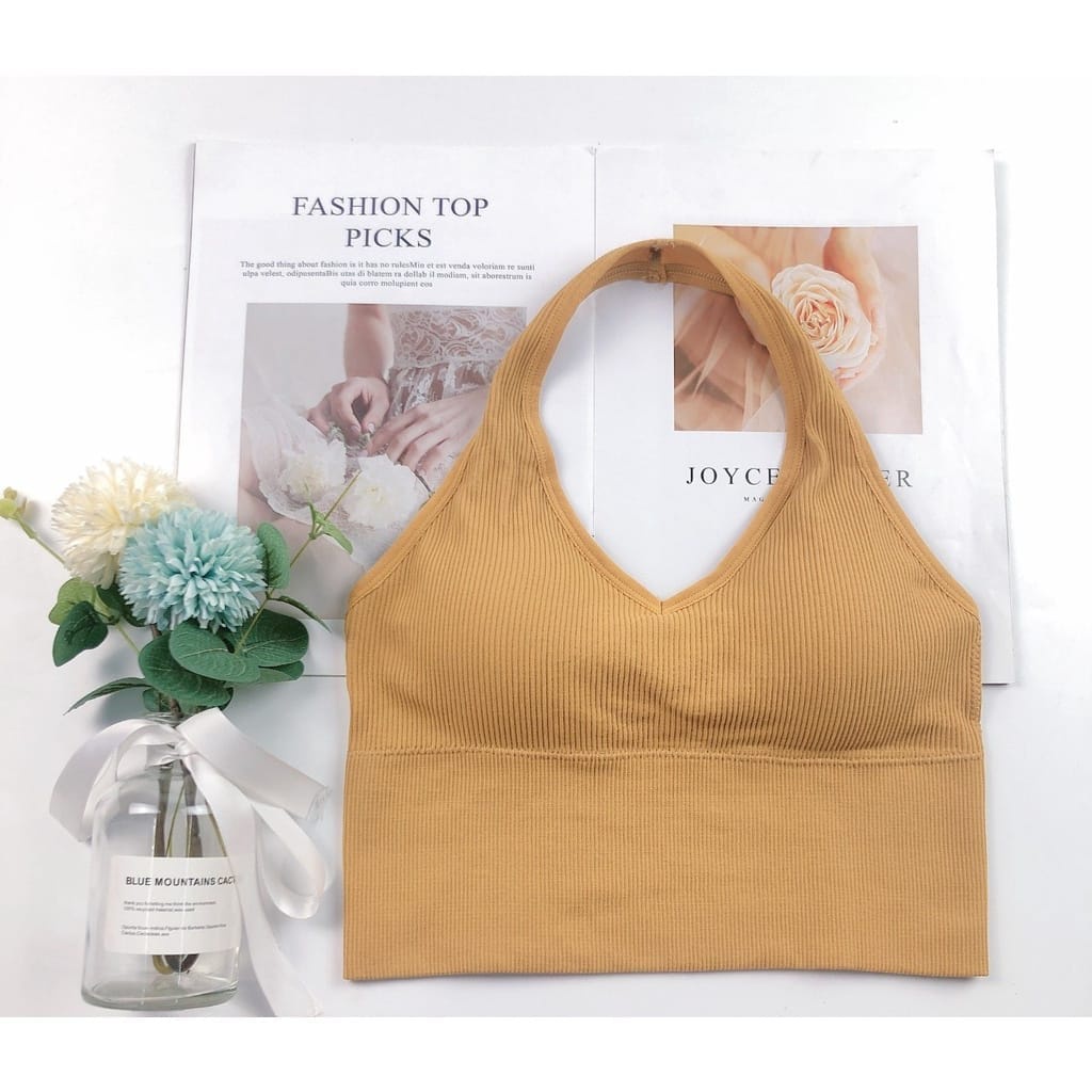 BV.ID BR911 TANKTOP WANITA BRA FASHION MODEL TALI LEHER V NECK SEXY- BH TANPA KAWAT SEXY- PAKAIAN DALAM WANITA IMPORT COD